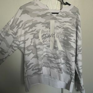 White Camo Calvin Klein Crew